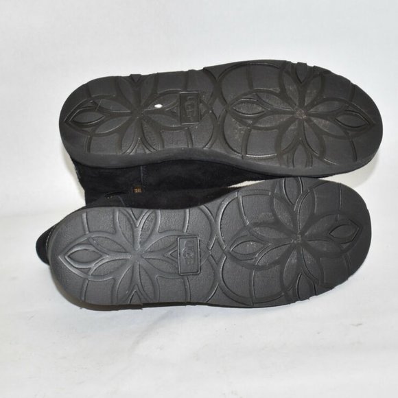 $220 UGG Abree II Genuine Sheepskin Mini Boot winter BLACK 6 (SE7) - Picture 9 of 9